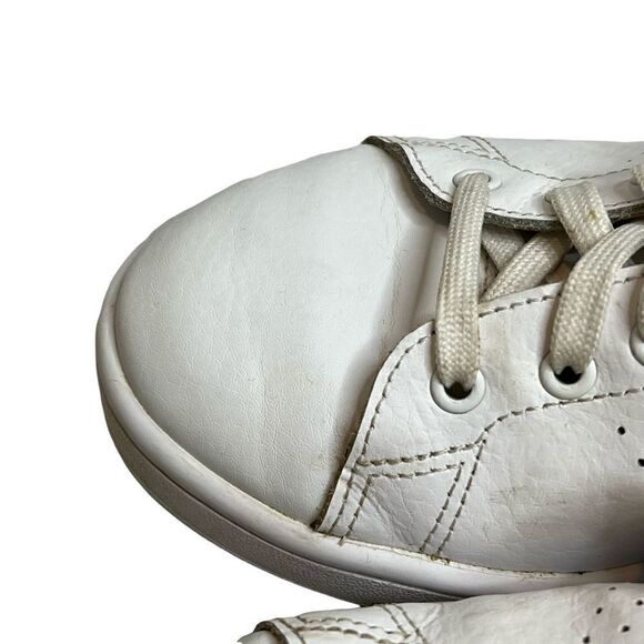 Adidas white perforated cloud foam advantage sneakers size 9.5 - Picture 13 of 13